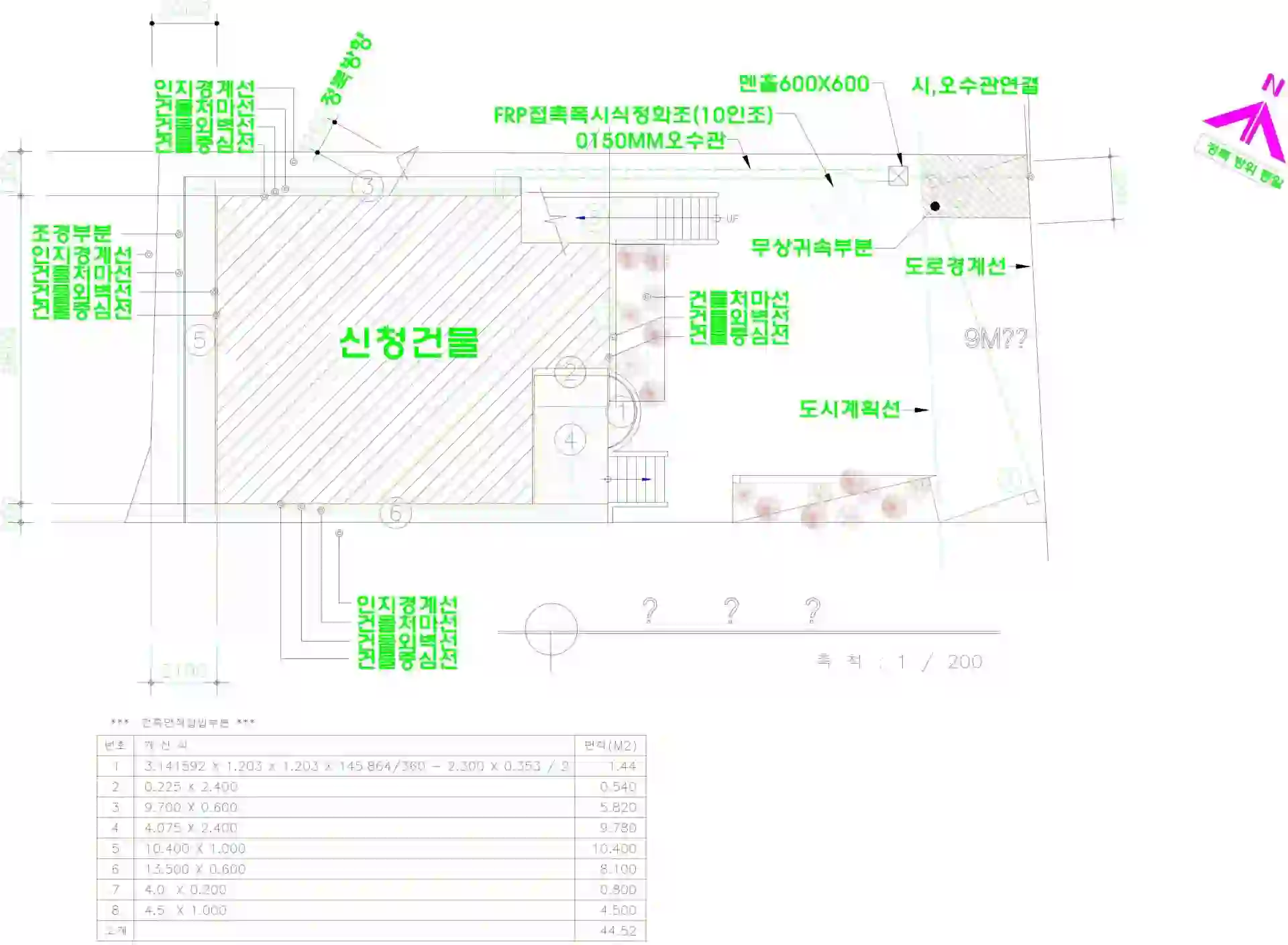 도련이동 449-5 배치도 이미지